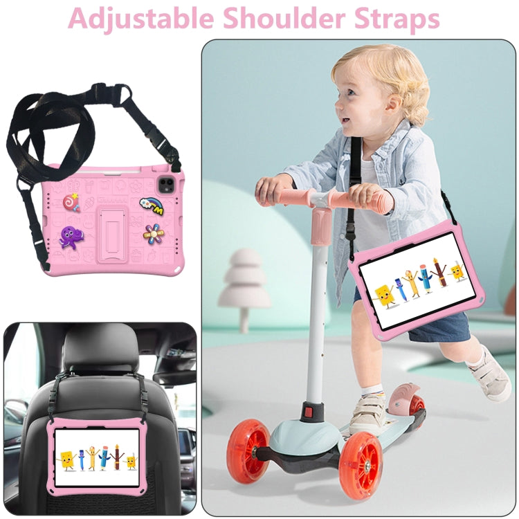 For iPad Pro 11 2024 Hi Baby EVA Full Body Tablet Case with Strap(Pink) - iPad Pro 11 2024 Cases by PMC TechLife | Online Shopping South Africa | PMC TechLife | Buy Now Pay Later Mobicred