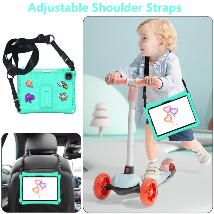 For iPad Pro 11 2024 Hi Baby EVA Full Body Tablet Case with Strap(Mint Green) - iPad Pro 11 2024 Cases by PMC TechLife | Online Shopping South Africa | PMC TechLife | Buy Now Pay Later Mobicred