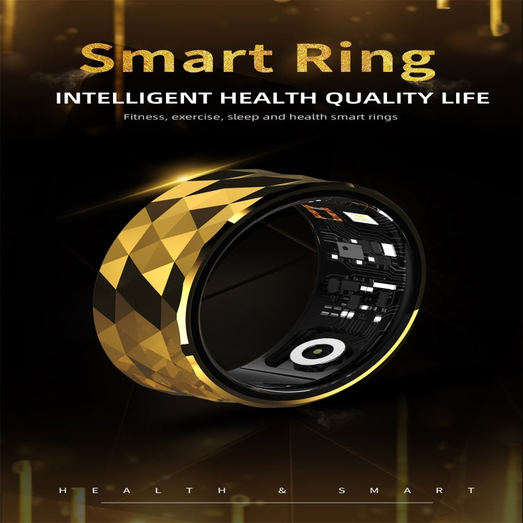 R12M SIZE 22 Smart Ring, Support Health Monitoring / Multiple Exercise Modes(Gold) - Smart Rings / Smart Telephones by PMC Jewellery | Online Shopping South Africa | PMC Jewellery | Buy Now Pay Later Mobicred