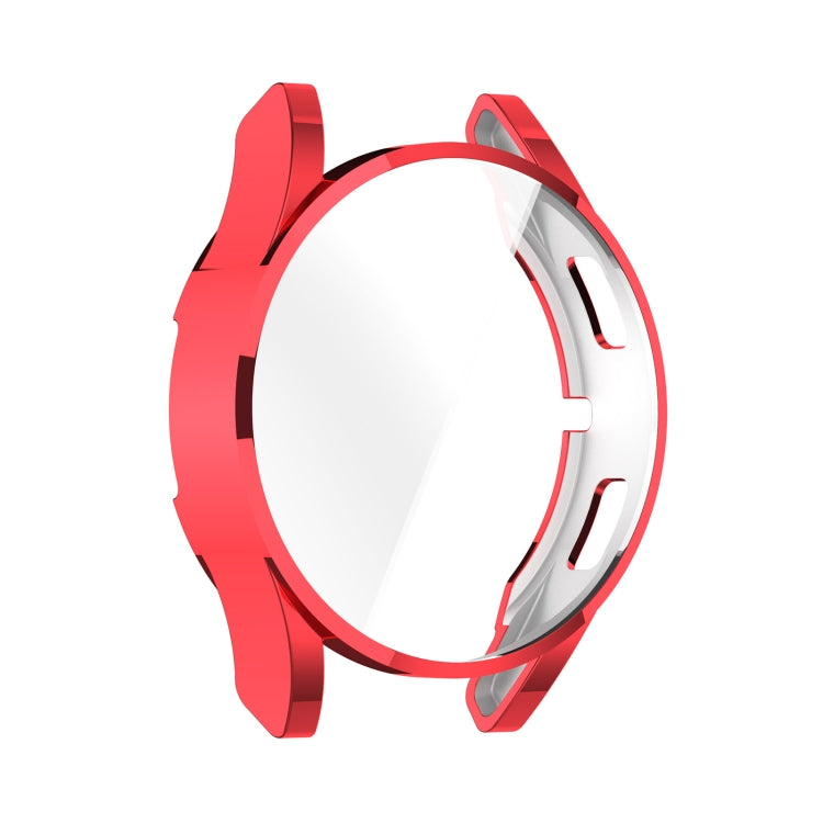 For Samsung Galaxy Watch FE 40mm Full Coverage TPU Electroplated Watch Protective Case(Red) - Watch Cases by PMC TechLife | Online Shopping South Africa | PMC TechLife | Buy Now Pay Later Mobicred