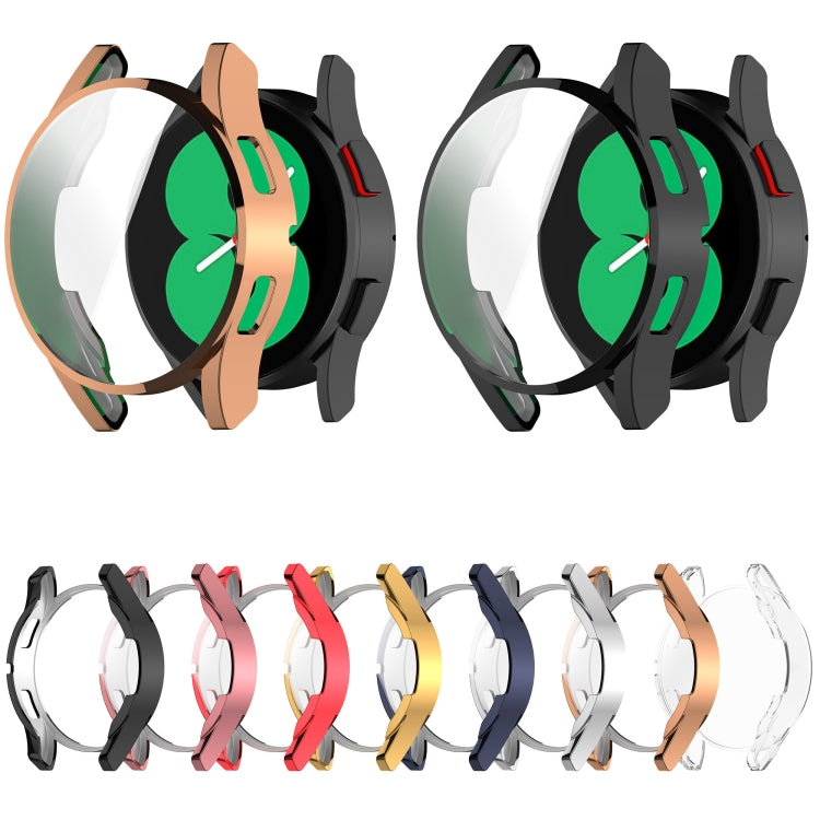 For Samsung Galaxy Watch FE 40mm Full Coverage TPU Electroplated Watch Protective Case(Red) - Watch Cases by PMC TechLife | Online Shopping South Africa | PMC TechLife | Buy Now Pay Later Mobicred