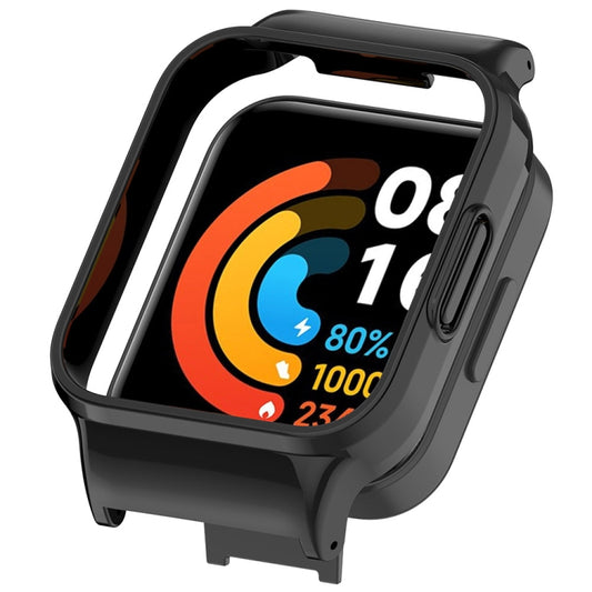 For Redmi Watch 4 Half Pack PC Watch Protective Case(Black) - Watch Cases by PMC Jewellery | Online Shopping South Africa | PMC Jewellery | Buy Now Pay Later Mobicred