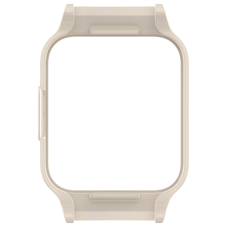For Redmi Watch 4 Half Pack PC Watch Protective Case(Creamy White) - Watch Cases by PMC TechLife | Online Shopping South Africa | PMC TechLife | Buy Now Pay Later Mobicred