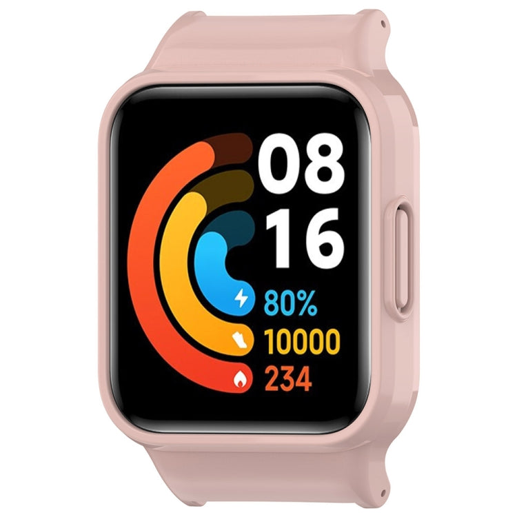 For Redmi Watch 3 Active Half Pack PC Watch Protective Case(Pink) - Watch Cases by PMC TechLife | Online Shopping South Africa | PMC TechLife | Buy Now Pay Later Mobicred
