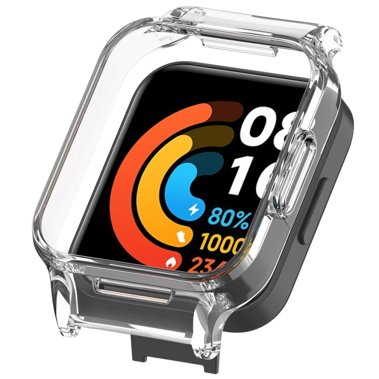For Redmi Watch 3 Active Half Pack PC Watch Protective Case(Transparent) - Watch Cases by PMC TechLife | Online Shopping South Africa | PMC TechLife | Buy Now Pay Later Mobicred