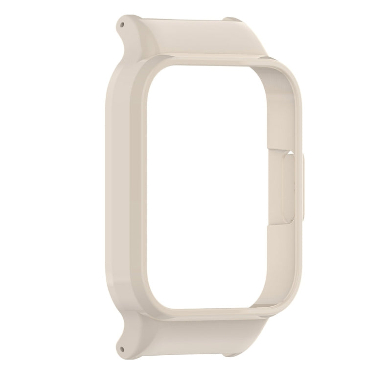 For Redmi Watch 3 Half Pack PC Watch Protective Case(Creamy White) - Watch Cases by PMC TechLife | Online Shopping South Africa | PMC TechLife | Buy Now Pay Later Mobicred