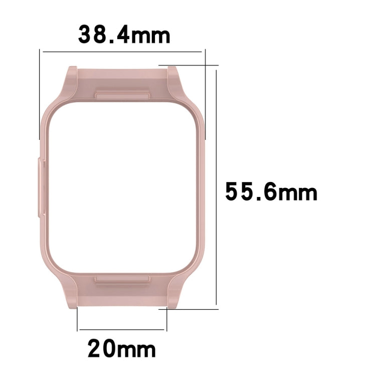For Redmi Watch 3 Active Half Pack PC Watch Protective Case(Transparent) - Watch Cases by PMC TechLife | Online Shopping South Africa | PMC TechLife | Buy Now Pay Later Mobicred