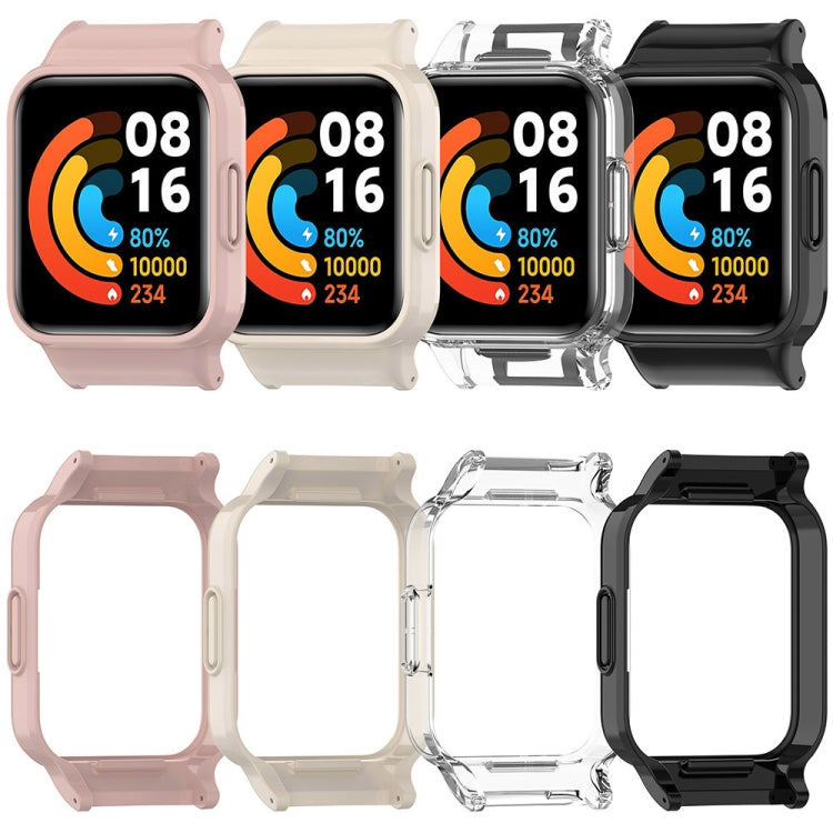For Redmi Watch 3 Half Pack PC Watch Protective Case(Transparent) - Watch Cases by PMC TechLife | Online Shopping South Africa | PMC TechLife | Buy Now Pay Later Mobicred