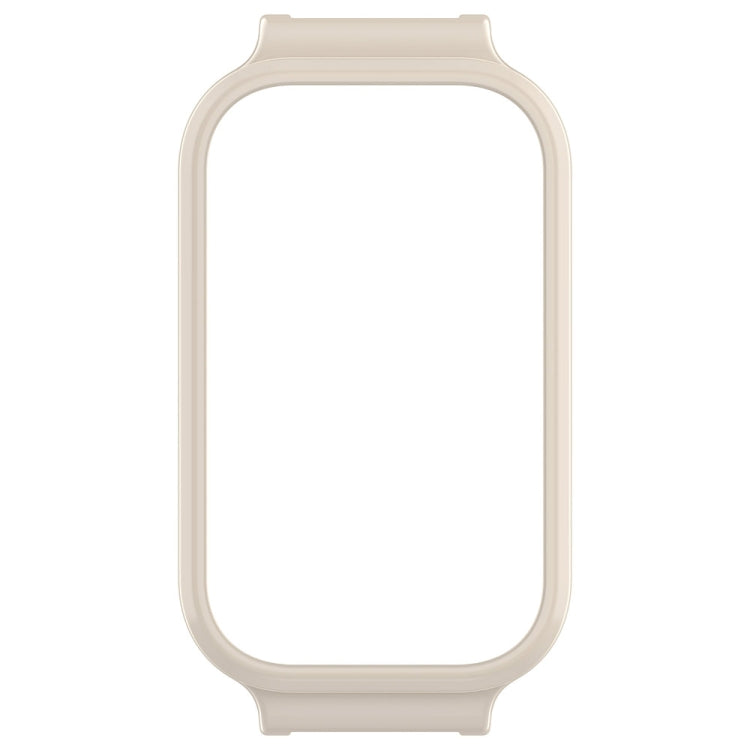 For Redmi Band 2 Half Pack PC Watch Protective Case(Creamy White) - Watch Cases by PMC TechLife | Online Shopping South Africa | PMC TechLife | Buy Now Pay Later Mobicred