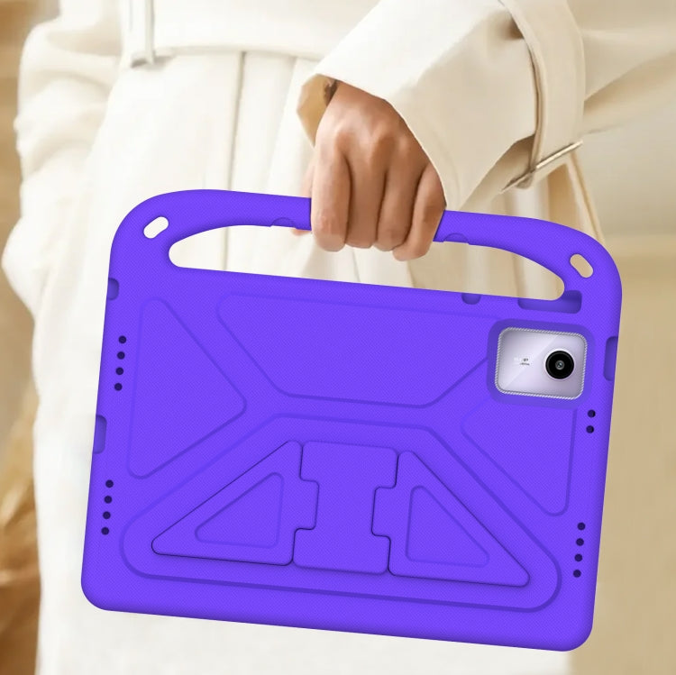 For iPad Pro 13 2024 Handle EVA Shockproof Tablet Case with Holder(Purple) - iPad Pro 13 2024 Cases by PMC TechLife | Online Shopping South Africa | PMC TechLife | Buy Now Pay Later Mobicred