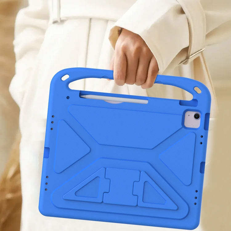 For iPad Air 13 2024 Handle EVA Shockproof Tablet Case with Holder(Blue) - iPad Air 13 2024 Cases by PMC TechLife | Online Shopping South Africa | PMC TechLife | Buy Now Pay Later Mobicred