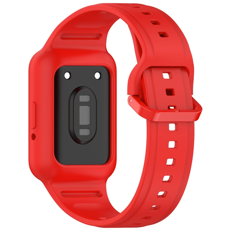 For Samsung Galaxy Fit3 Two Color Frame Integrated Silicone Watch Band(Red) - free shipping - PMc TechLife - Order now!