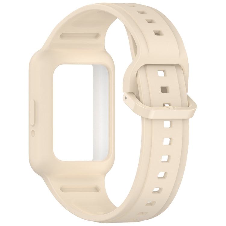 For  Huawei Band 9 NFC Two Color Frame Integrated Silicone Watch Band(Dream White) - free shipping - PMc TechLife - Order now!