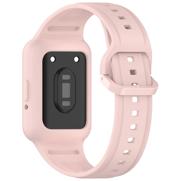 For  Huawei Band 9 Two Color Frame Integrated Silicone Watch Band(Light Pink) - free shipping - PMc TechLife - Order now!