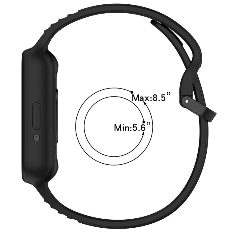 For  Huawei Band 8 Two Color Frame Integrated Silicone Watch Band(White) - free shipping - PMc TechLife - Order now!