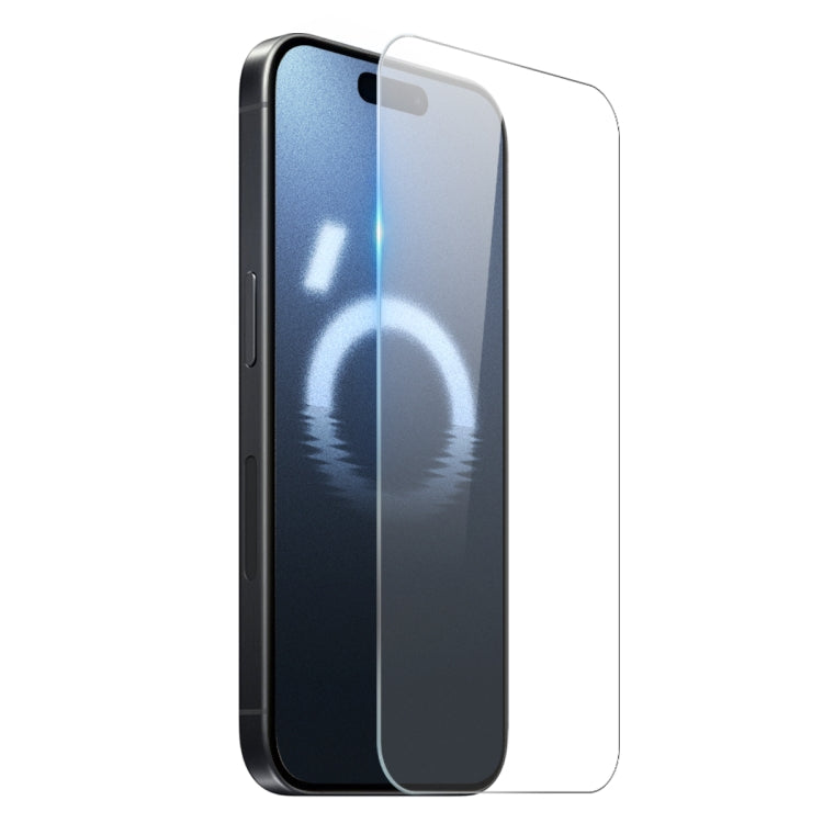 For iPhone 16 Pro Max NORTHJO 2 in 1 TPU Phone Case Screen Protector Tempered Glass Film(Clear) - iPhone 16 Pro Max Cases by NORTHJO | Online Shopping South Africa | PMC TechLife | Buy Now Pay Later Mobicred