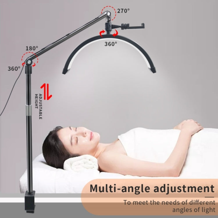 D-M30X 23 inch Half Moon Shape Beauty Manicure Lamp Curved Fill Light, Plug:UK Plug - Selfie Light by PMC TechLife | Online Shopping South Africa | PMC TechLife | Buy Now Pay Later Mobicred