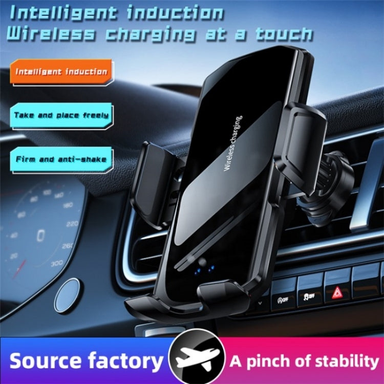 SD10 Wireless Charging Car Air Vent Car Mount Smart Sensor Phone Holder Charger - Car Charger by PMC TechLife | Online Shopping South Africa | PMC TechLife | Buy Now Pay Later Mobicred