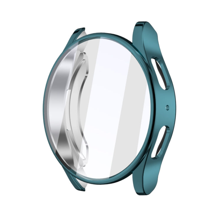 For Samsun Galaxy Watch 7 40mm Full Coverage TPU Electroplated Watch Protective Case(Cyan) - Watch Cases by PMC TechLife | Online Shopping South Africa | PMC TechLife | Buy Now Pay Later Mobicred