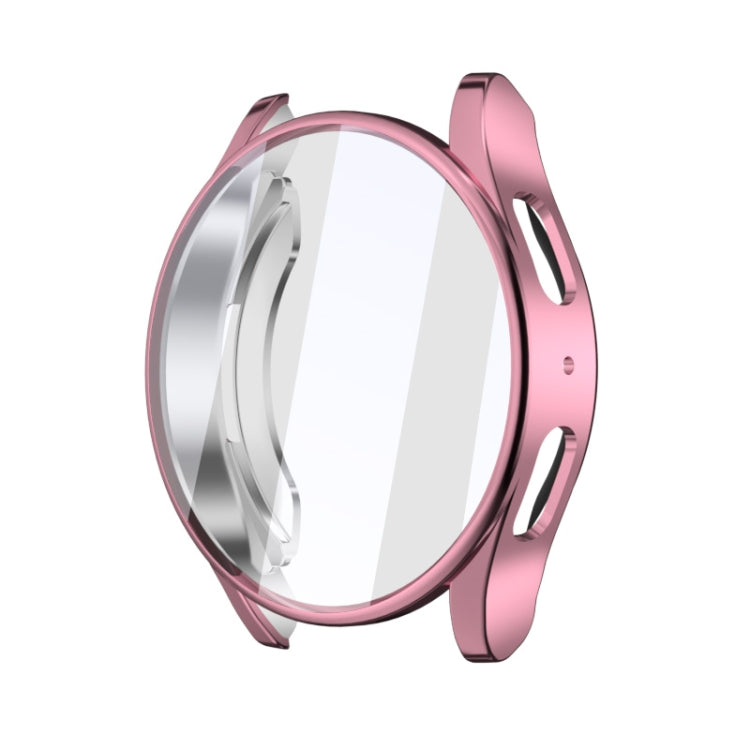 For Samsun Galaxy Watch 7 40mm Full Coverage TPU Electroplated Watch Protective Case(Pink) - Watch Cases by PMC TechLife | Online Shopping South Africa | PMC TechLife | Buy Now Pay Later Mobicred