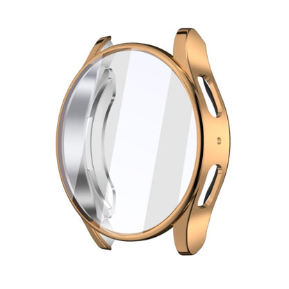 For Samsun Galaxy Watch 7 40mm Full Coverage TPU Electroplated Watch Protective Case(Rose Gold) - Watch Cases by PMC Jewellery | Online Shopping South Africa | PMC Jewellery | Buy Now Pay Later Mobicred