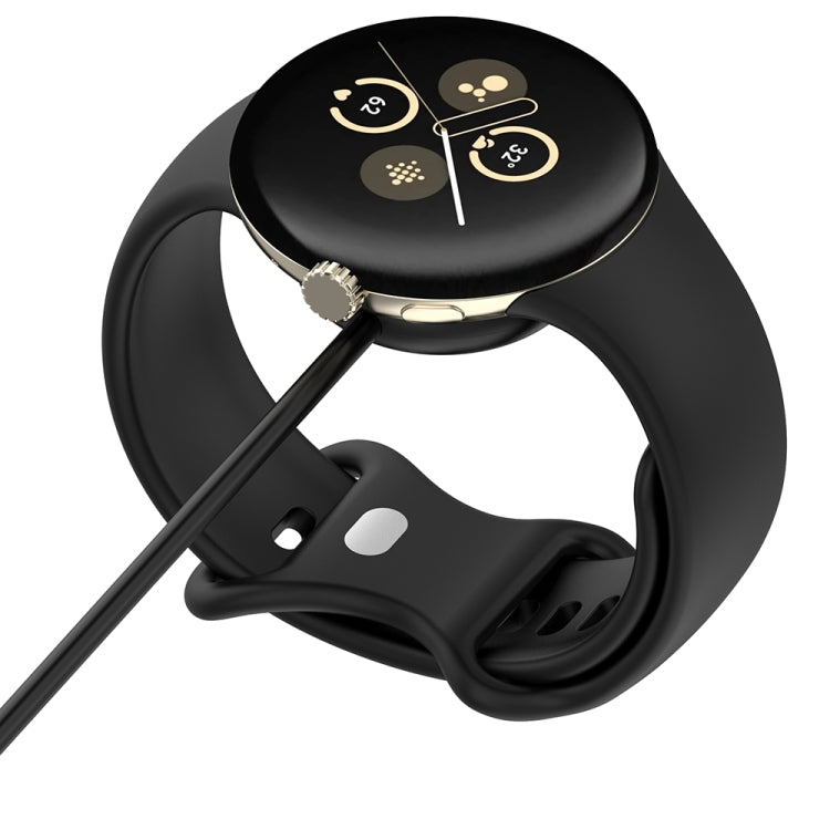 For Fitbit Ace LTE USB-A Interface Smart Watch Magnetic Charging Cable(Black) - Charger by PMC TechLife | Online Shopping South Africa | PMC TechLife | Buy Now Pay Later Mobicred