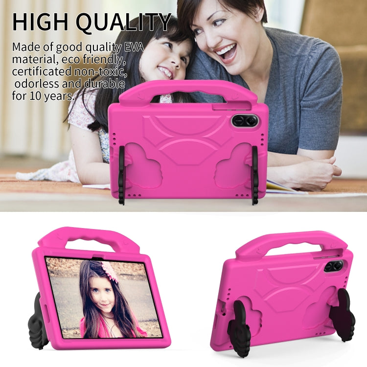 For Honor Pad X9 Children EVA Shockproof Tablet Case with Thumb Bracket(RoseRed) - Honor by PMC TechLife | Online Shopping South Africa | PMC TechLife | Buy Now Pay Later Mobicred