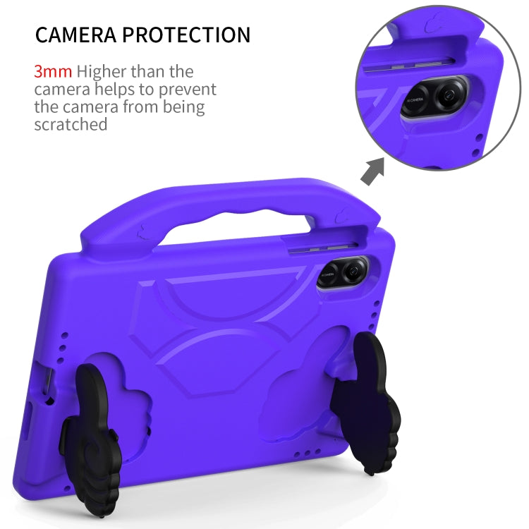 For Honor Pad X8 Pro 11.2 2023 Children EVA Shockproof Tablet Case with Thumb Bracket(Purple) - Honor by PMC TechLife | Online Shopping South Africa | PMC TechLife | Buy Now Pay Later Mobicred