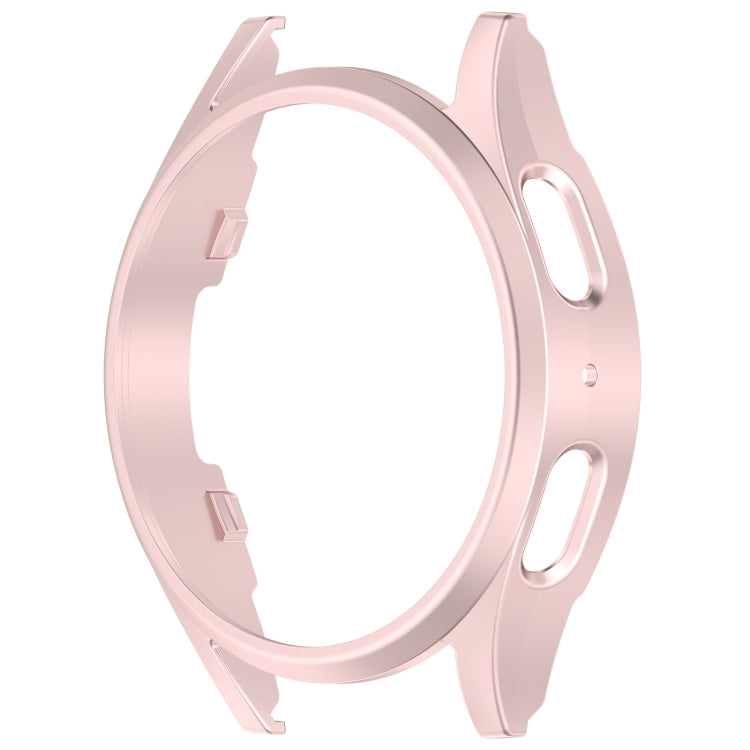 For Sansung Galaxy Watch 7 44mm Half Pack Hollow PC Watch Protective Case(Rose Pink) - Watch Cases by PMC TechLife | Online Shopping South Africa | PMC TechLife | Buy Now Pay Later Mobicred