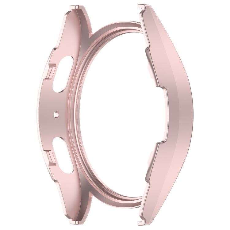 For Sansung Galaxy Watch 7 44mm Half Pack Hollow PC Watch Protective Case(Rose Pink) - Watch Cases by PMC TechLife | Online Shopping South Africa | PMC TechLife | Buy Now Pay Later Mobicred