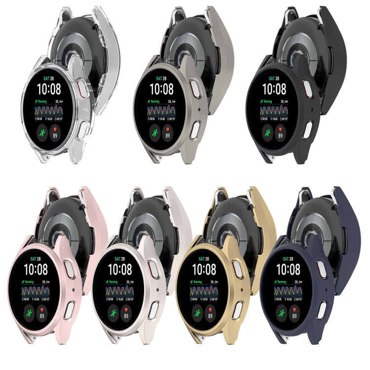 For Sansung Galaxy Watch 7 40mm Half Pack Hollow PC Watch Protective Case(Black) - Watch Cases by PMC TechLife | Online Shopping South Africa | PMC TechLife | Buy Now Pay Later Mobicred