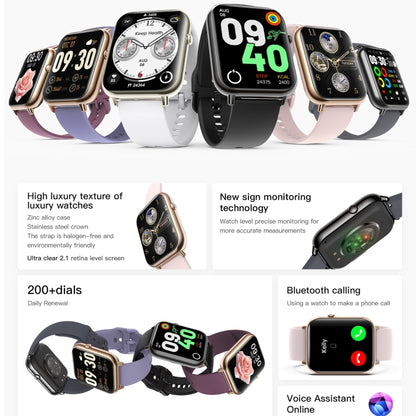 Q19 Max 2.1 inch HD Screen Waterproof Sports Business Smart Watch(Purple) - Smart Watches by PMC Jewellery | Online Shopping South Africa | PMC Jewellery | Buy Now Pay Later Mobicred
