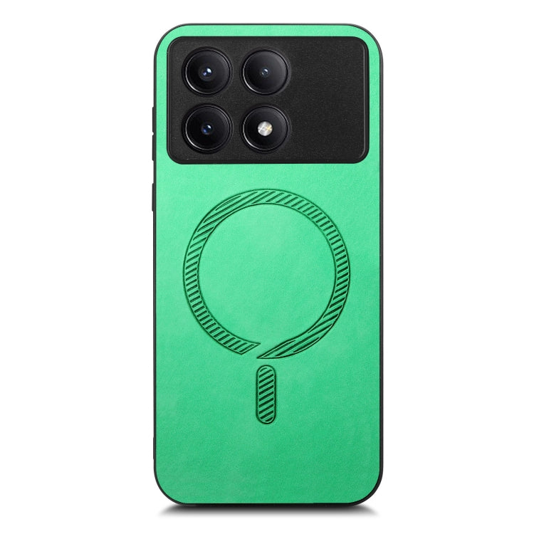 For Xiaomi Redmi K70 / K70 Pro 5G Solid Color Retro Magsafe PU Back Cover Phone Case(Green) - free shipping - PMC Jewellery - Order now!