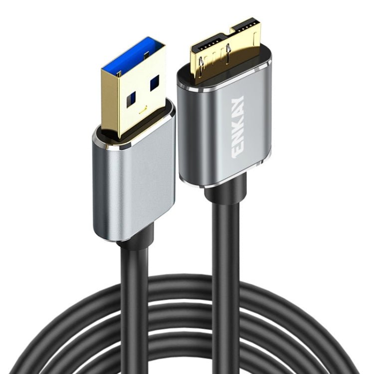 ENKAY USB 3.0 A to USB 3.0 Micro B 5Gbps Data Camera Hard Drive Cable, Length:1.5m - USB 3.0 by ENKAY | Online Shopping South Africa | PMC TechLife | Buy Now Pay Later Mobicred