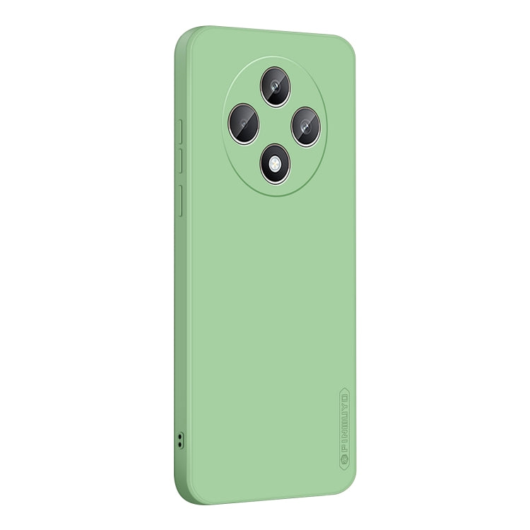 For OPPO Reno12 F PINWUYO Sense Series Liquid Silicone TPU Phone Case(Green) - Reno12 F Cases by PINWUYO | Online Shopping South Africa | PMC Jewellery | Buy Now Pay Later Mobicred