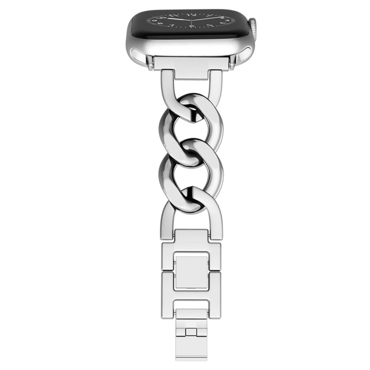 For Apple Watch Ultra 2 49mm Quick-Release Metal Chain Watch Band(Silver) - free shipping - PMC TechLife - Order now!