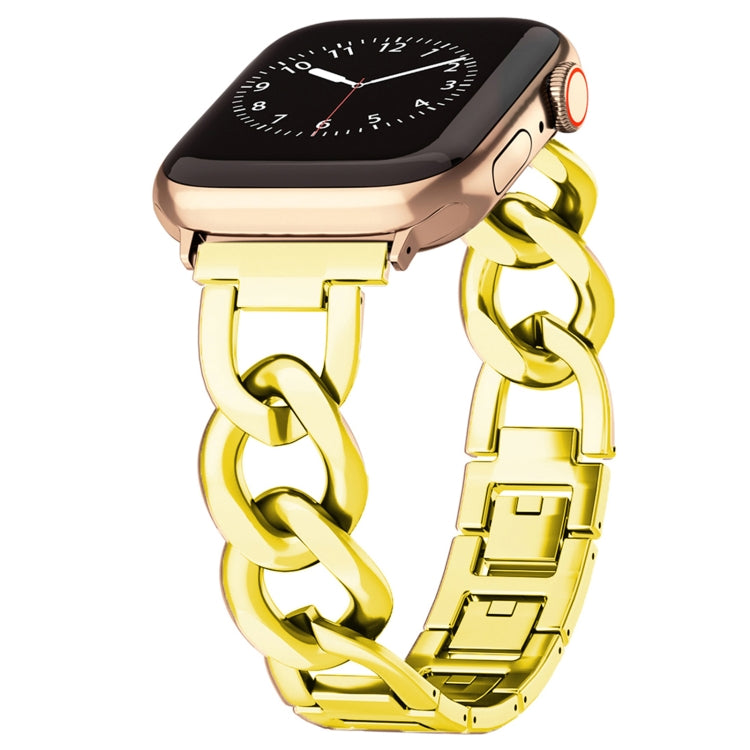 For Apple Watch Ultra 49mm Quick-Release Metal Chain Watch Band(Gold) - free shipping - PMC TechLife - Order now!