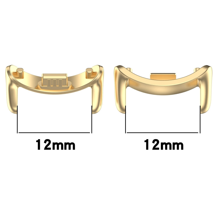 For Xiaomi Smart Band 9 12mm 1 Pair Metal Watch Band Connector(Gold) - free shipping - PMc TechLife - Order now!