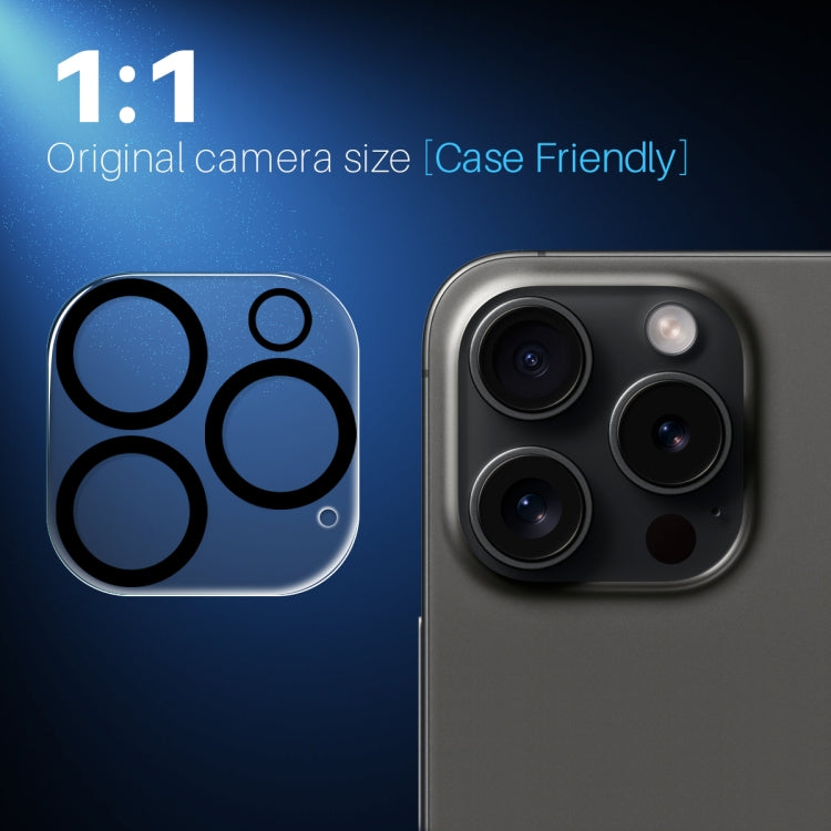 For iPhone 16 Pro / 16 Pro Max NORTHJO Camera Lens Protector 3D Night Shot Tempered Glass Film(Black) - iPhone 16 Pro Max Tempered Glass by NORTHJO | Online Shopping South Africa | PMC TechLife | Buy Now Pay Later Mobicred