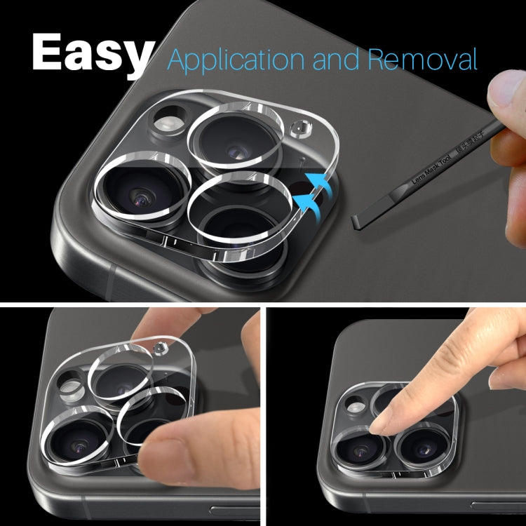 For iPhone 16 Pro / 16 Pro Max NORTHJO Camera Lens Protector 3D HD Tempered Glass Film(Clear) - iPhone 16 Pro Max Tempered Glass by NORTHJO | Online Shopping South Africa | PMC TechLife | Buy Now Pay Later Mobicred