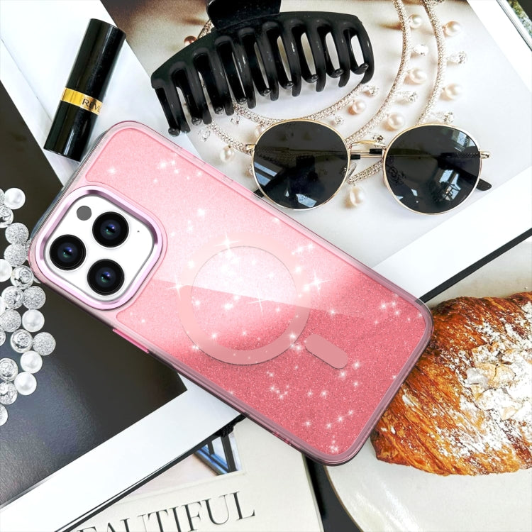 For iPhone 16 Plus Glitter MagSafe Shockproof Phone Case(Purple) - iPhone 16 Plus Cases by PMC TechLife | Online Shopping South Africa | PMC TechLife | Buy Now Pay Later Mobicred