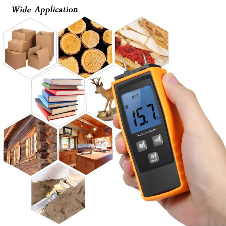 RZ660 Professional Wood Moisture Humidity Meter Digital Tester - PH & Moisture Meter by PMC Jewellery | Online Shopping South Africa | PMC Jewellery | Buy Now Pay Later Mobicred