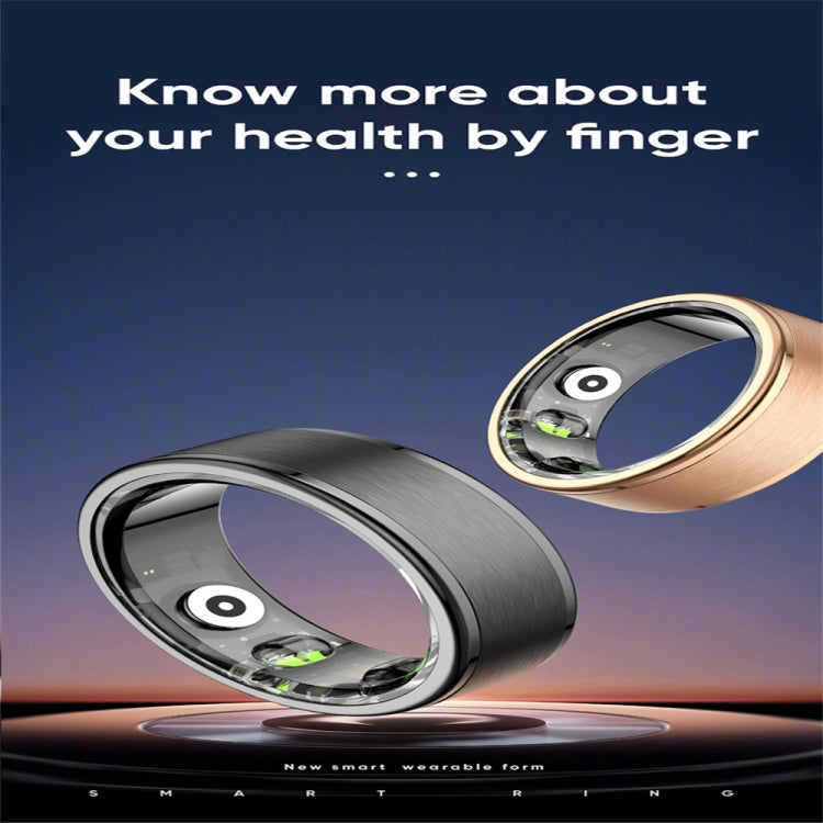R03 SIZE 10 Smart Ring, Support Heart Rate / Blood Oxygen / Sleep / Multiple Sports Modes(Black) - Smart Rings / Smart Telephones by PMC TechLife | Online Shopping South Africa | PMC TechLife | Buy Now Pay Later Mobicred