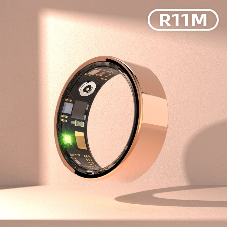 R11M SIZE 9 Smart Ring, Support Heart Rate / Blood Oxygen / Sleep / Multiple Sports Modes(Gold) - Smart Rings / Smart Telephones by PMC TechLife | Online Shopping South Africa | PMC TechLife | Buy Now Pay Later Mobicred