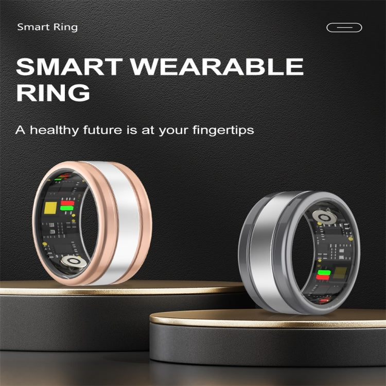 R18 SIZE 10 Smart Ring, Support Heart Rate / Blood Oxygen / Sleep / Multiple Sports Modes(Black) - Smart Rings / Smart Telephones by PMC TechLife | Online Shopping South Africa | PMC TechLife | Buy Now Pay Later Mobicred