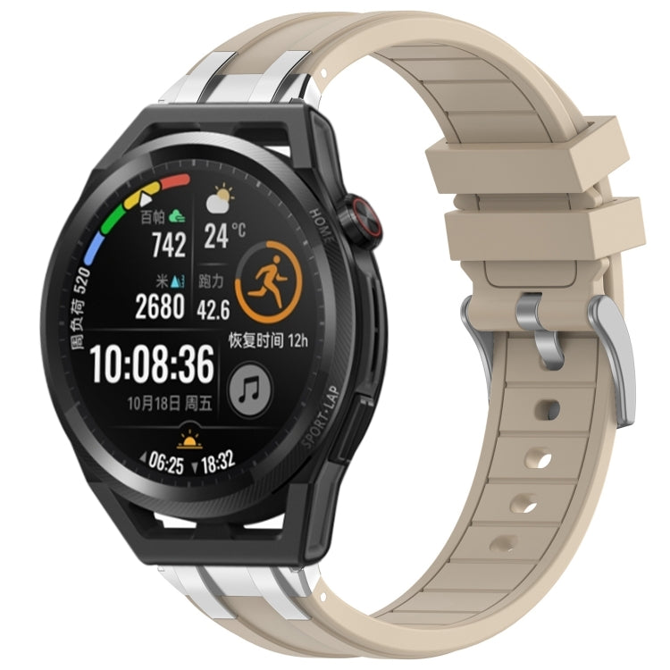 For Huawei Watch GT Runner 22mm Quick Release Silver Buckle Royal Silicone Watch Band(Starlight) - free shipping - PMC TechLife - Order now!