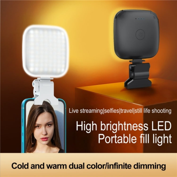 V15 Mini Clip-On Portable LED Fill Light Phone Laptop Video Conference Live Streaming Fill Lamp(Pink) - Selfie Light by PMC TechLife | Online Shopping South Africa | PMC TechLife | Buy Now Pay Later Mobicred