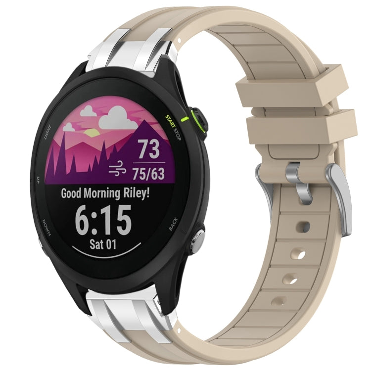For Garmin Forerunner 255 Music 22mm Quick Release Silver Buckle Royal Silicone Watch Band(Starlight) - free shipping - PMC TechLife - Order now!