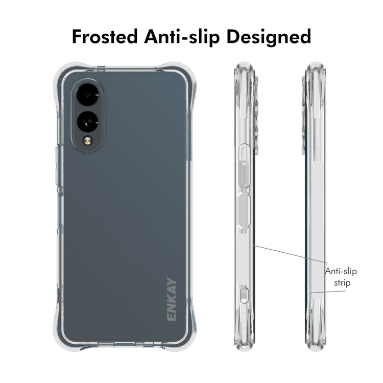 For Fujitsu Arrows We2 / F-52E ENKAY Clear TPU Shockproof Anti-slip Phone Case - More Brand by ENKAY | Online Shopping South Africa | PMC Jewellery | Buy Now Pay Later Mobicred