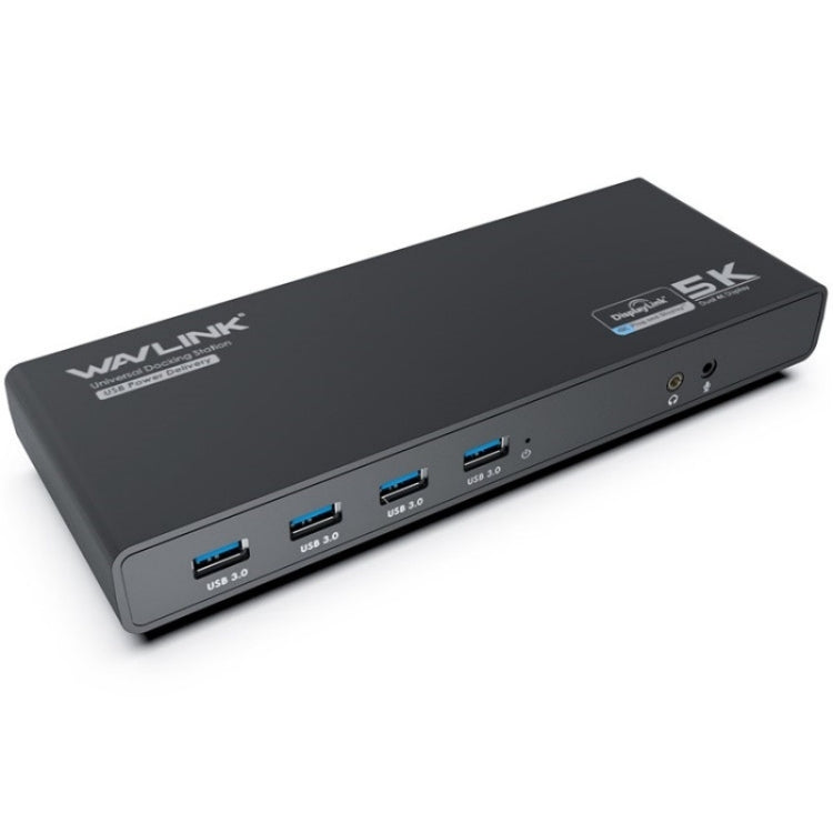 WAVLINK UG69PD6 Dual 4K Laptop Docking Station 5K HD Displaylink 65 / 100W PD Charging, Plug:US Plug - free shipping - PMc TechLife - Order now!